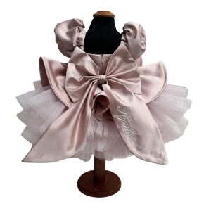 Abito con tulle glitter