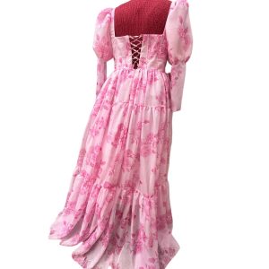 Abito in chiffon floreale