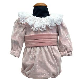 Pagliaccetto in velvet rivestito in tulle