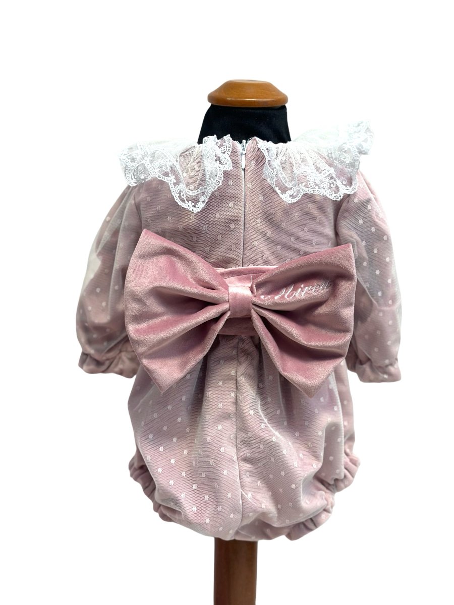 Pagliaccetto in velvet rivestito in tulle - immagine 3