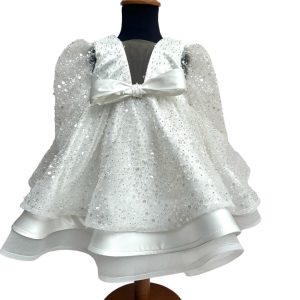 Abito perline e micro paiette