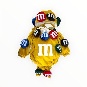 Pagliaccetto imbottito giallo m&m