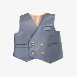 Panciotto in mikado polvere dobbio petto