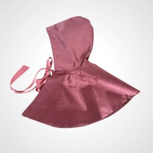 Mantella in seta rosa cipolla